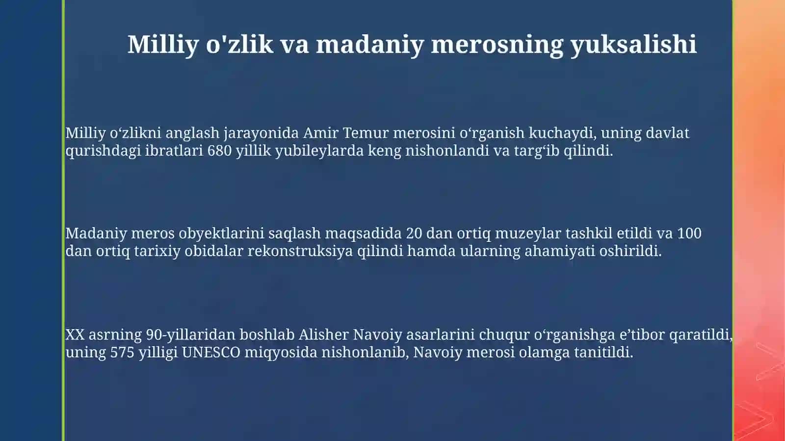O'zbekiston madaniyati 3