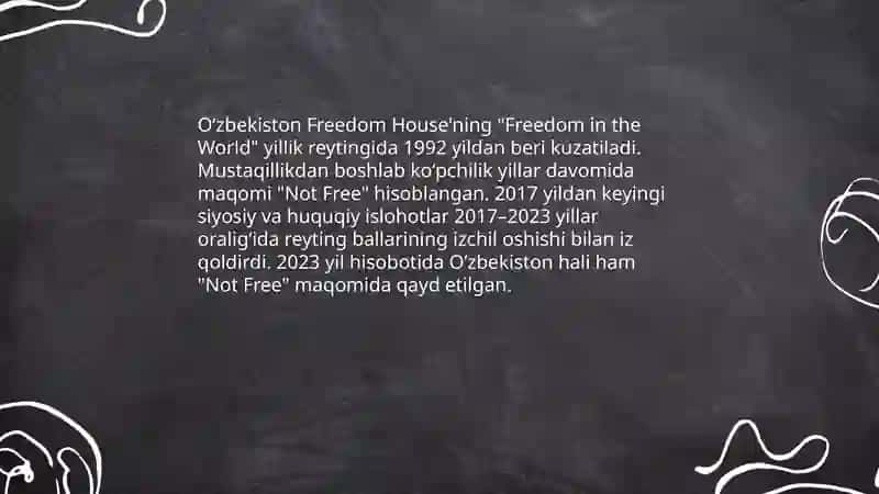 Siyosiy-huquqiy sohadagi ustuvor xalqaro reytinglar va ularga Oʻzbekistonning integratsiyalashuvi 3