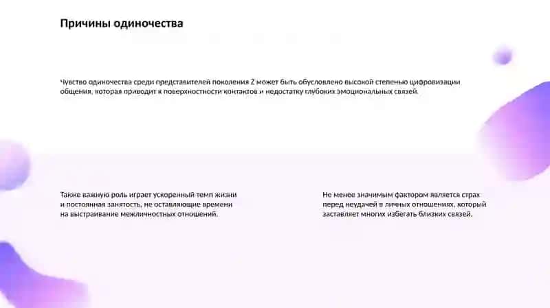 Поколение одиночества 3