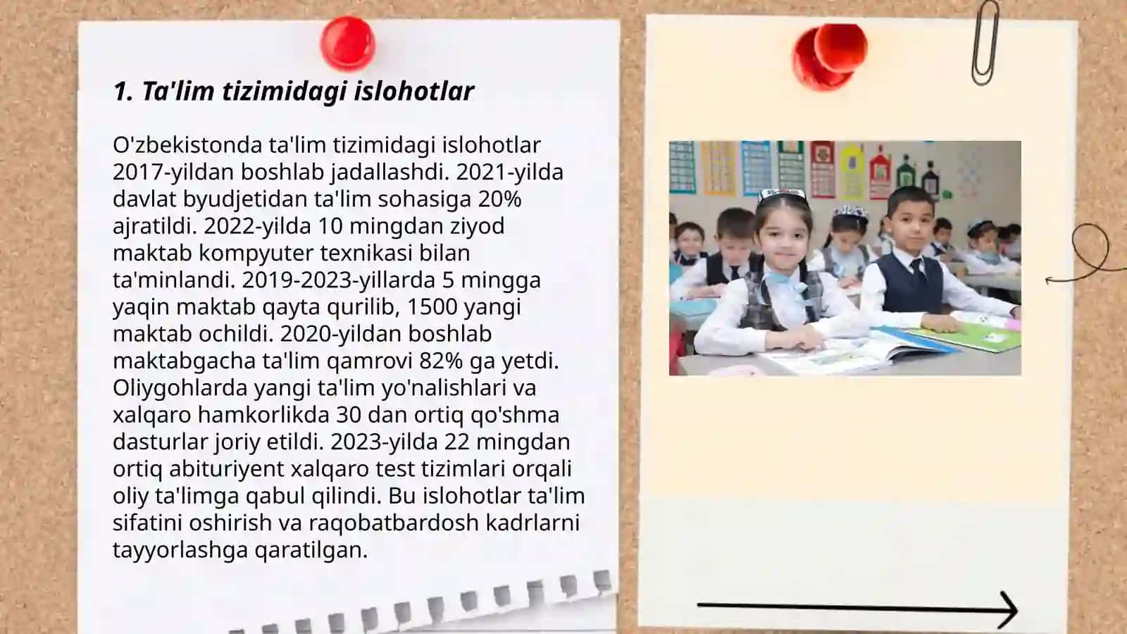 O'zbekiston Respublikasidagi ijtimoiy o'zgarishlar 3