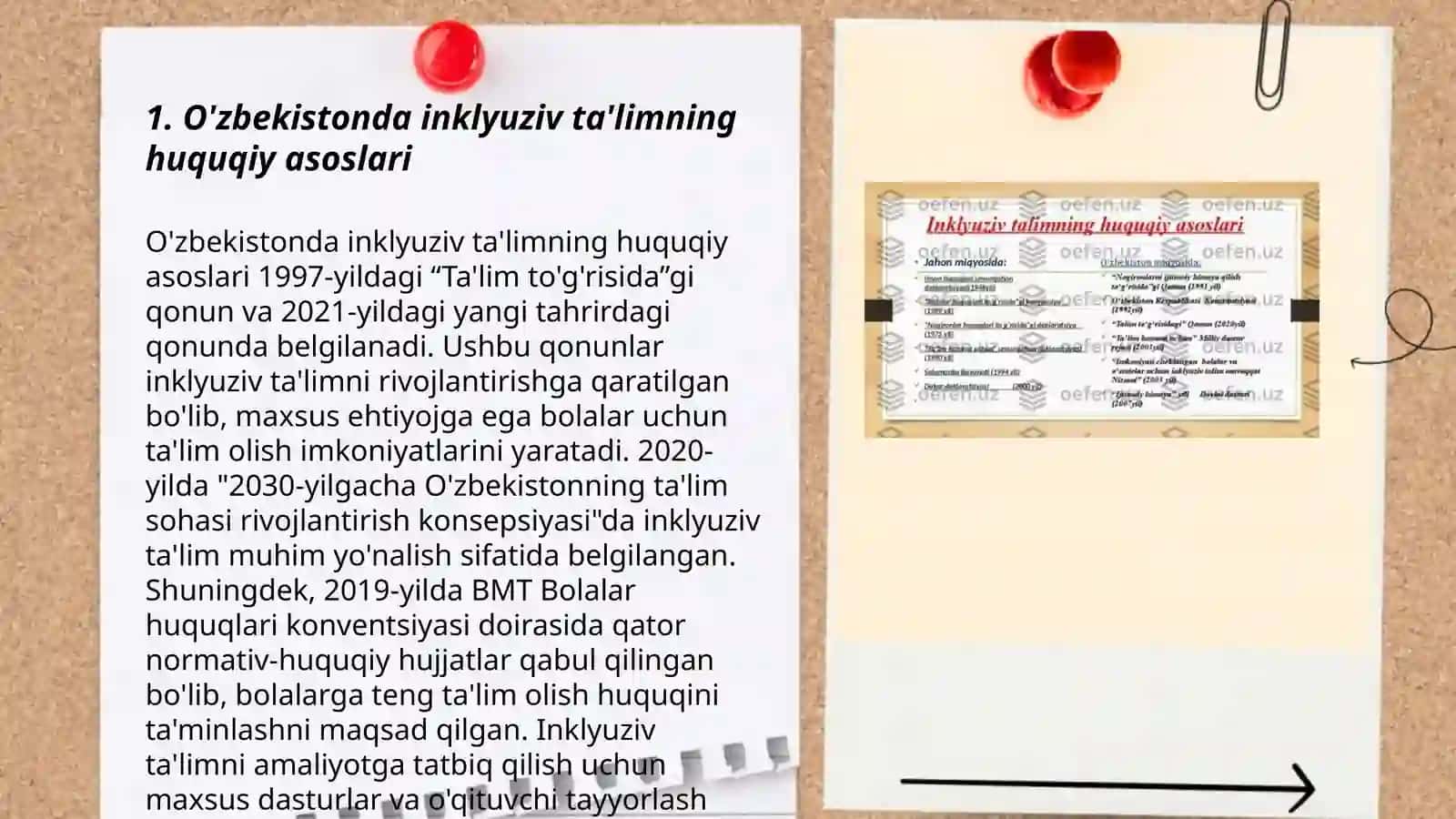 O'zbekistonda inklyuziv ta'limning meyoriy huquqiy bazasini tahlil qilish 3