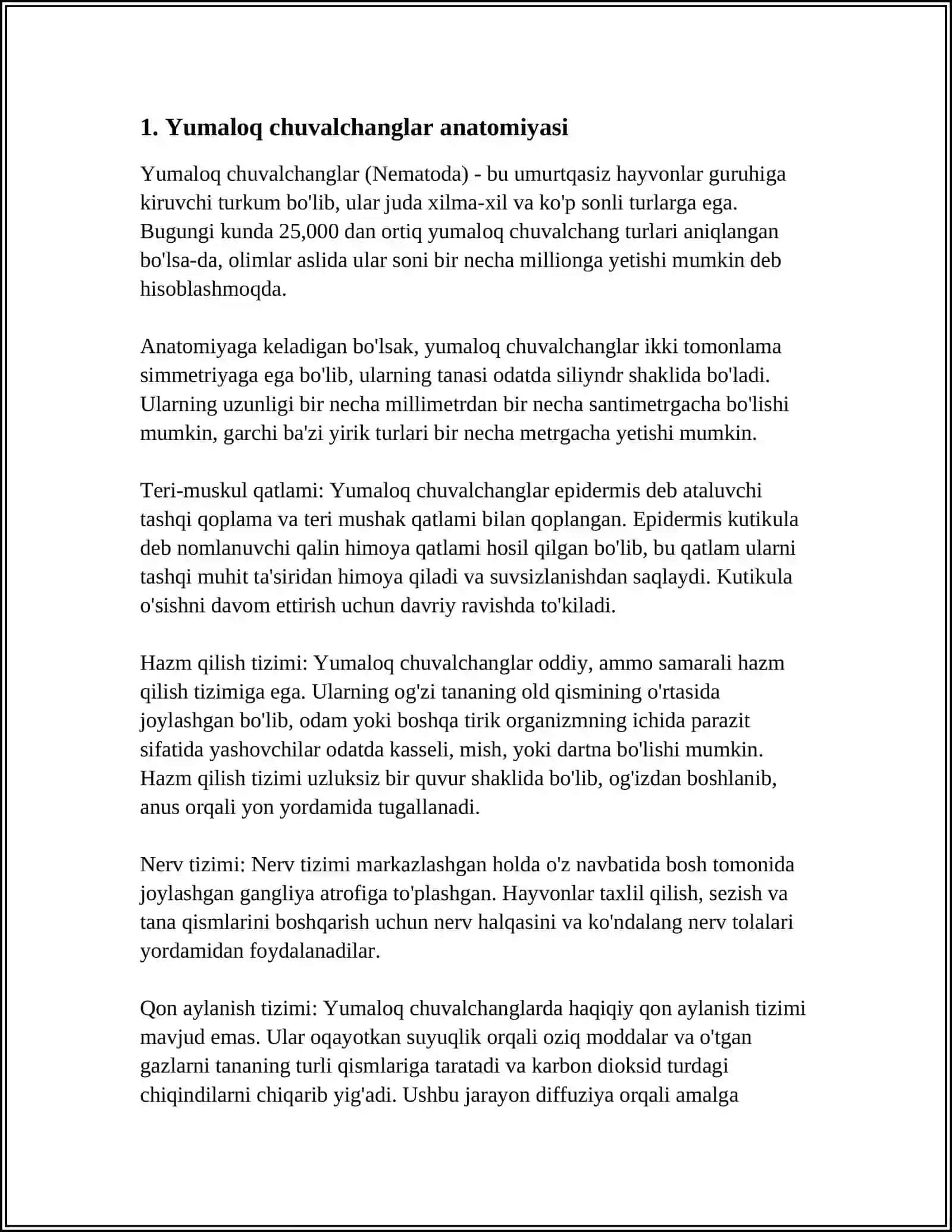 YUMALOQ CHUVALCHANGLARNING ASKARIDASI ORTRITSA KELIB CHIQISHI 3