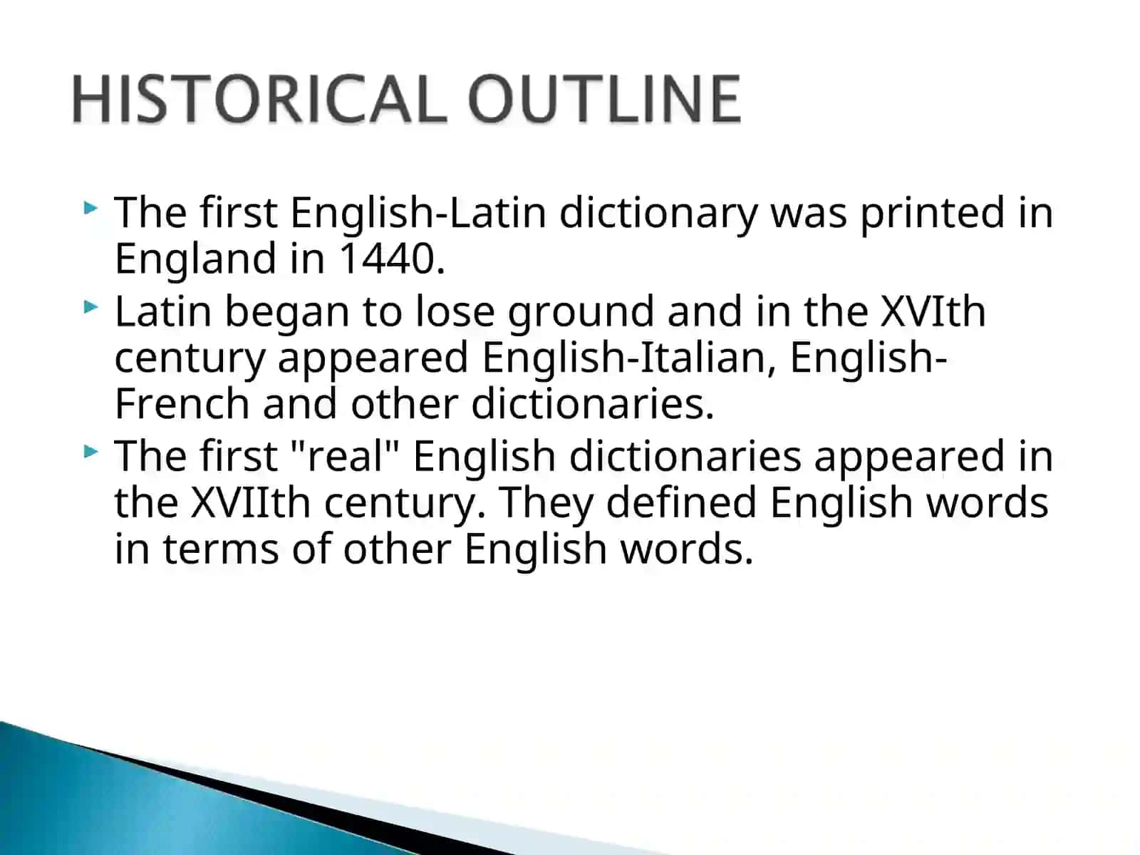 LEXICOGRAPHY 3