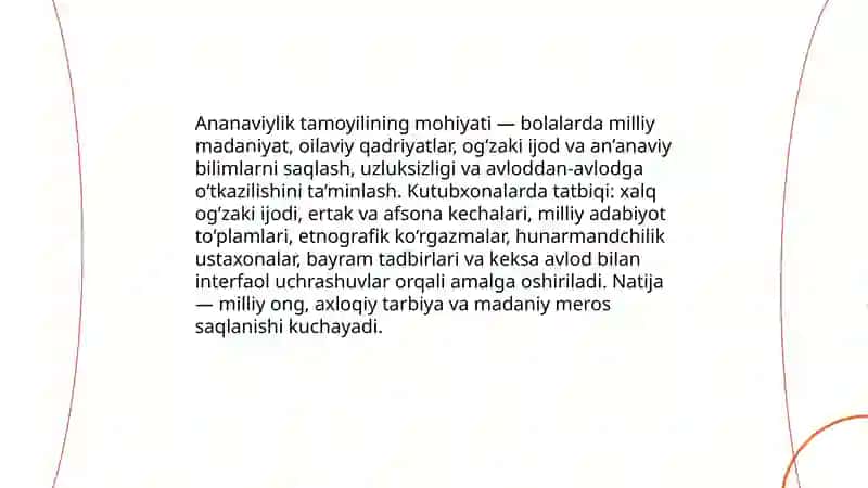 Kutubxonalarda bolalar bilan ishining ananaviylik tamoyillari 3