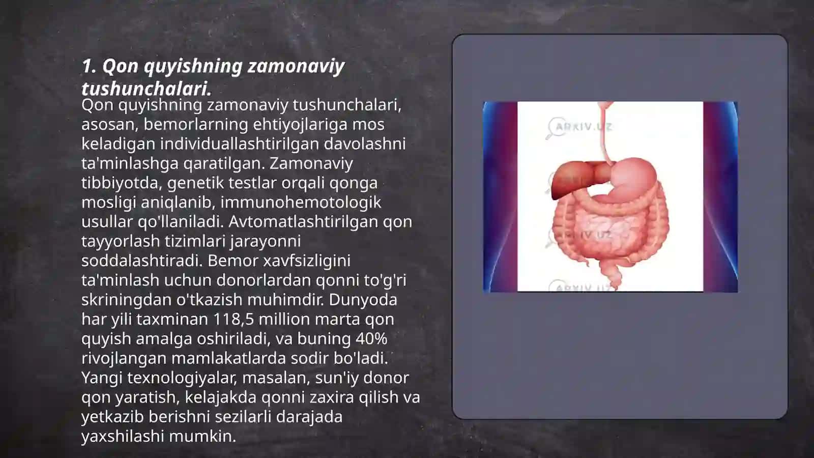 Qon quyishning zamonaviy tushunchalari 3