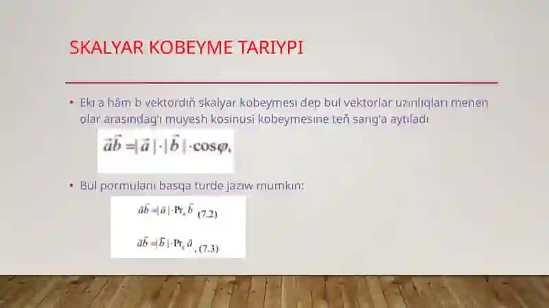 Vektorlar haqida tusinik 3