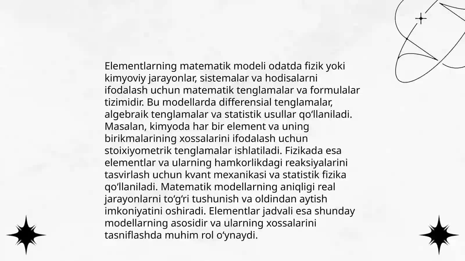 Elementlar va qurilmalarning matematik modellari va ularni EHMda hisoblash 3