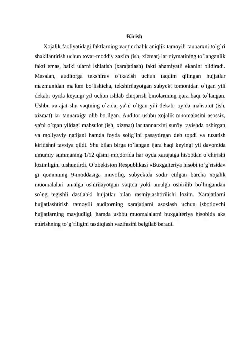 Mahsulot va xizmat hayot davriga asoslangan tannarx hisoblash usuli 3