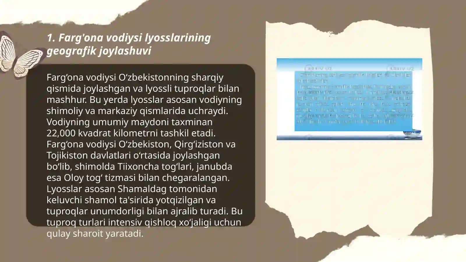 Farg'ona vodiysi lyosslariga tavsif berish 3