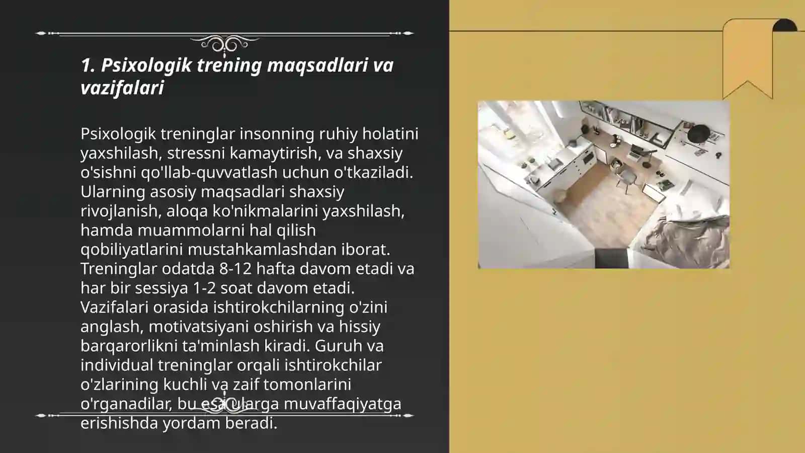 Psixologik treninglarni tashkil qilishning shartlari 3