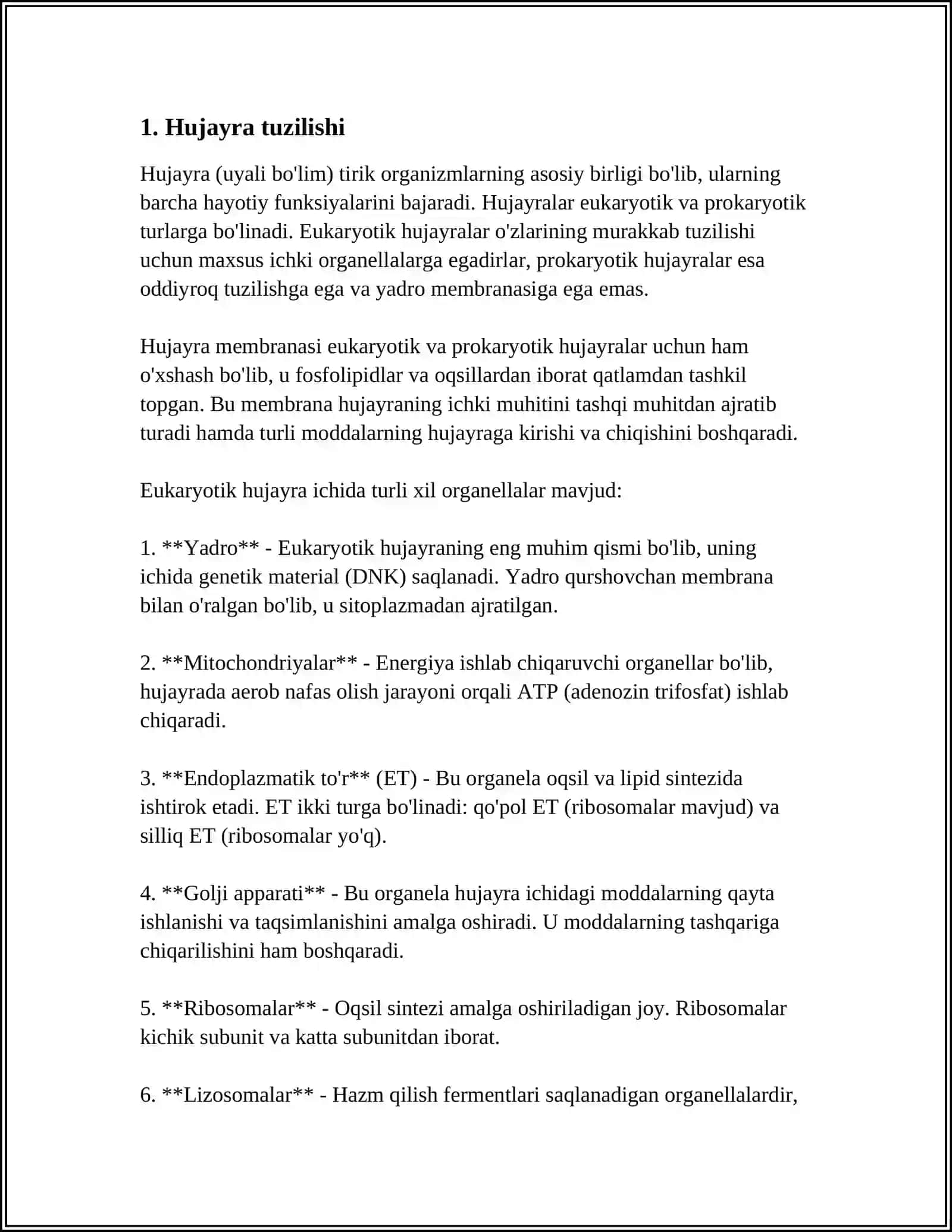 HUJAYRA VA HUJAYRADAN TASHQARI MATRIKS ORASIDAGI MUNOSABATLAR 3