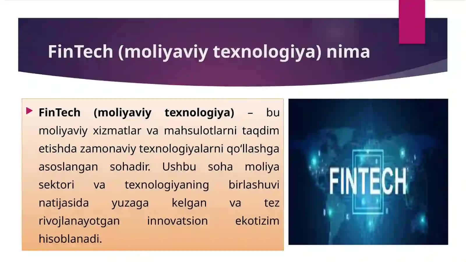 MOLIYAVIY TEXNOLOGIYA (FIN TECH) 3
