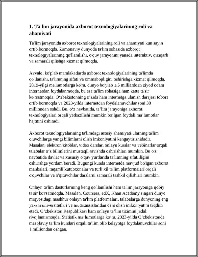 AXBOROT TEXNOLOGIYALARI VA ULARNING TA'LIM JARAYONIDAGI AHAMIYATI 3