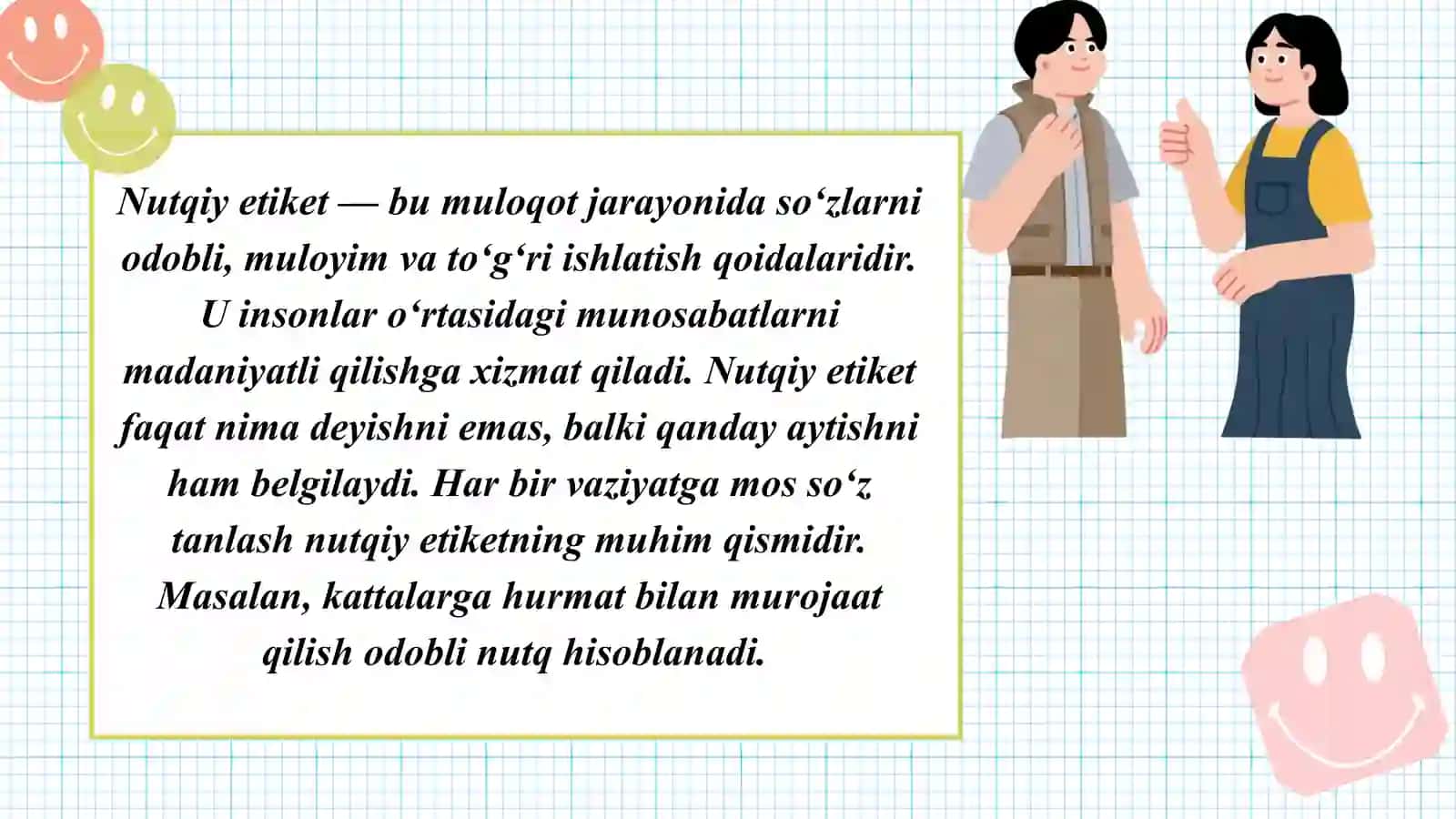 IFODALI O'QISH PRAKTIKUMI" fanidan tayyorlagan TAQDIMOTI 3