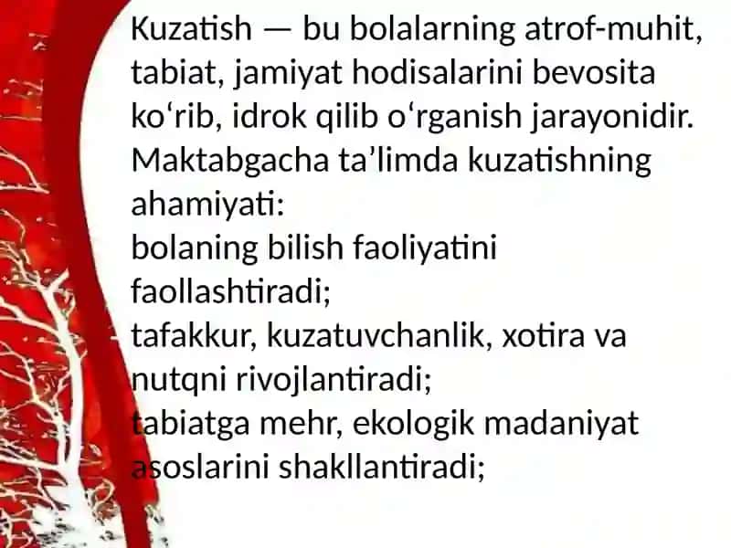 Tabiat bilan tanishtirish metodikasi 3