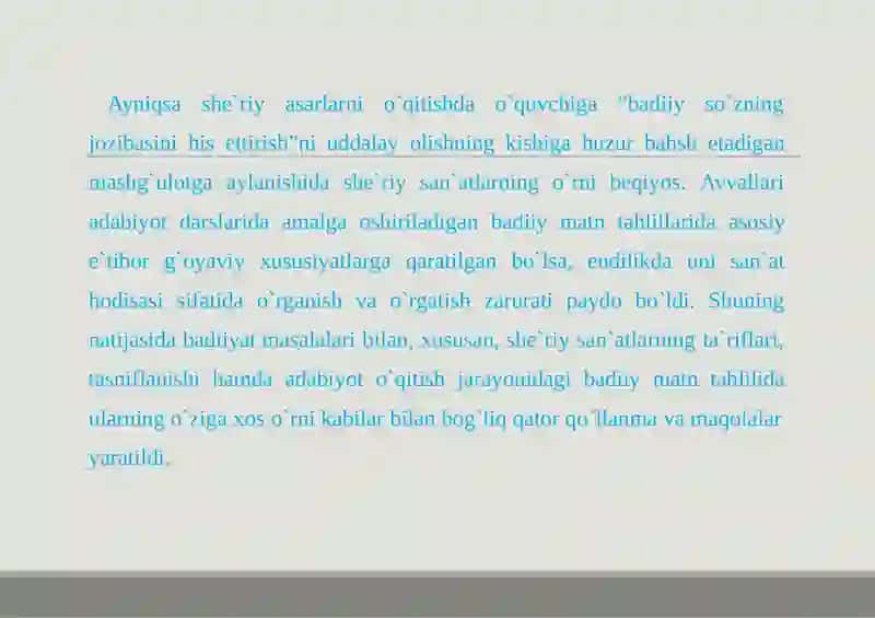 SHE'RIY SAN'ATLAR VA ULARNING O'ZBEK ADABIYOTI 3