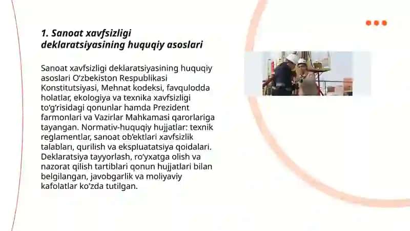 Sanoat xavfsizligi deklaratsiyasining huquqiy asoslari 3