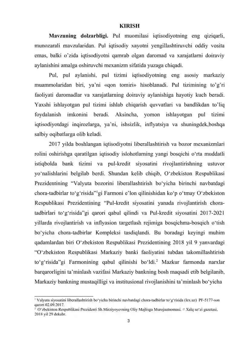 PUL-KREDIT SIYOSATINING MAQSADLARI VA VOSITALARI 3