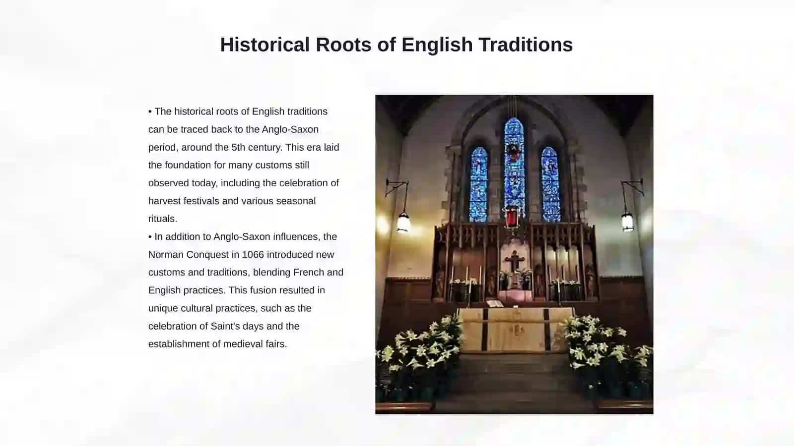 English traditions 3