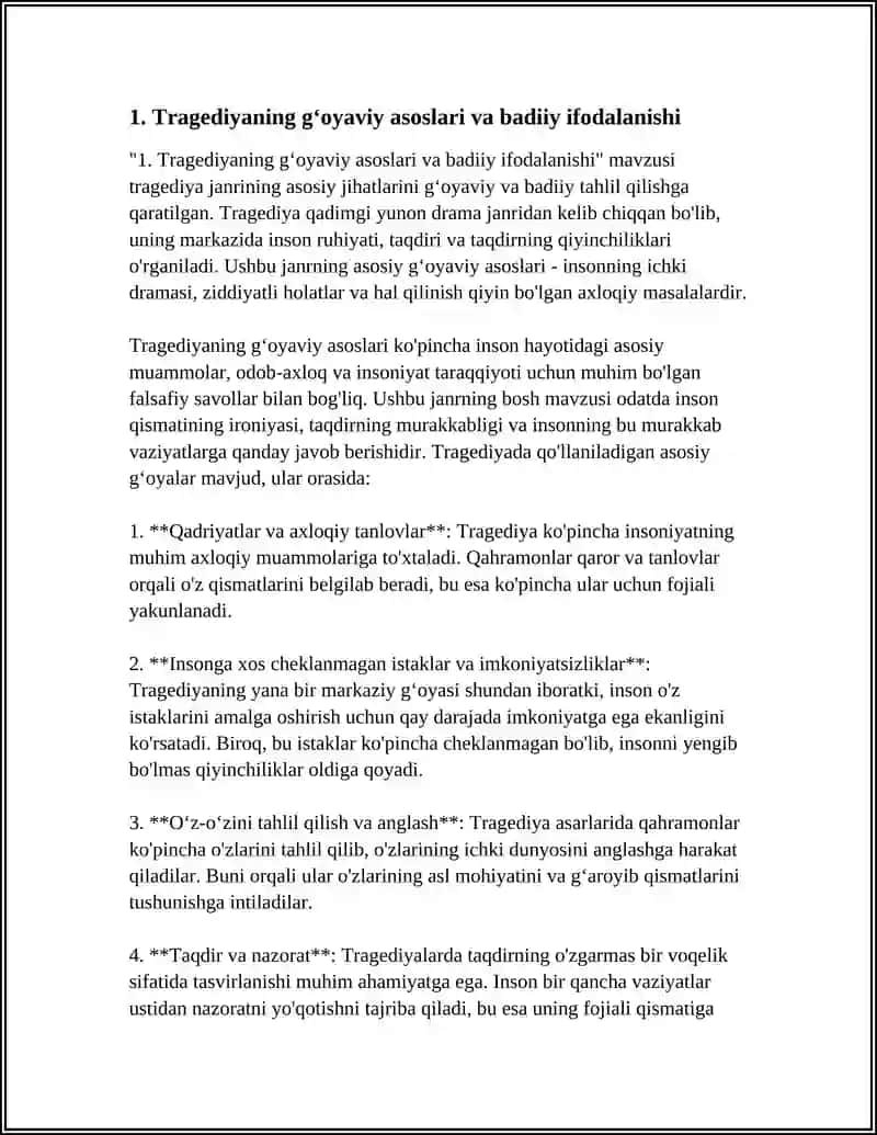 TRAGEDIYANI ĞOYAVIY-BADIIY TAHLIL QILISH 3