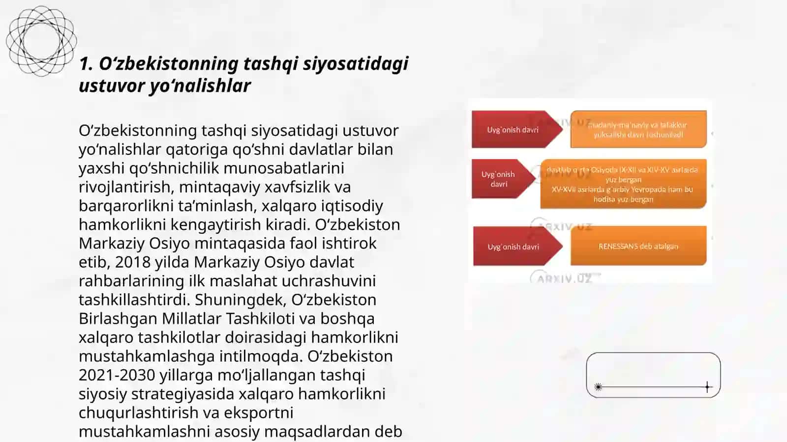 O‘zbekistonning Markaziy Osiyoda tinchlik va barqarorlikni ta’minlashdagi o‘rni 3