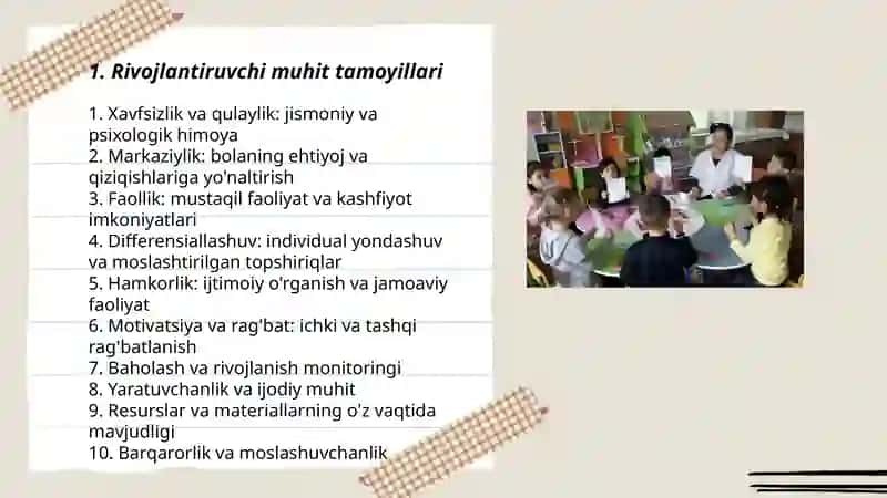 Rivojlantiruvchi muhitni tashkil qilish 3