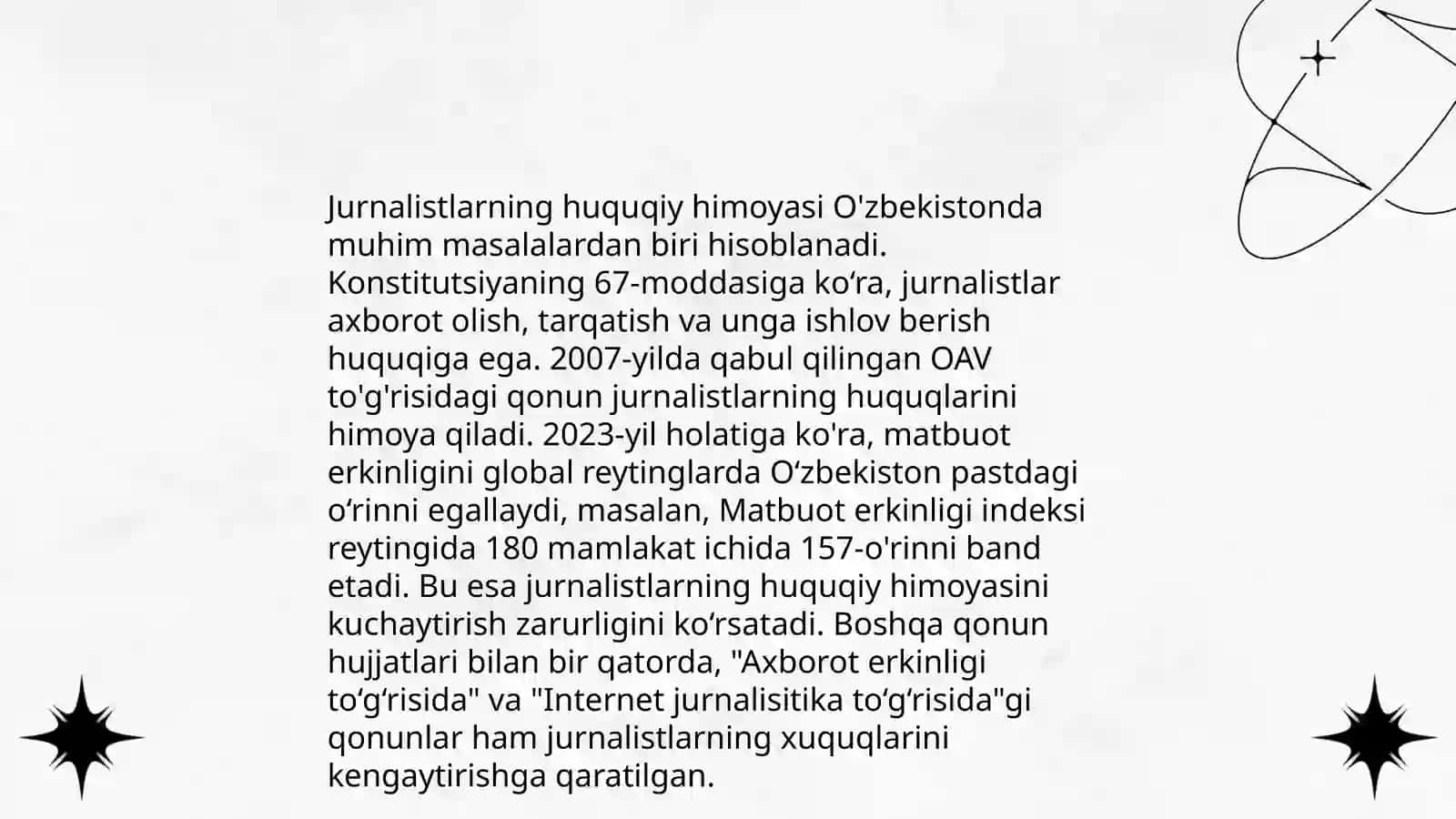 Jurnalistik huquqi bo’zilgan jurnalistlar 3
