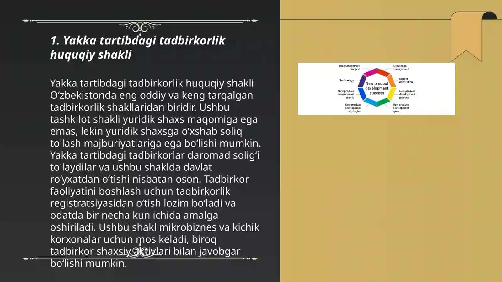 Yakka tartibdagi tadbirkorlik huquqiy shakli 3