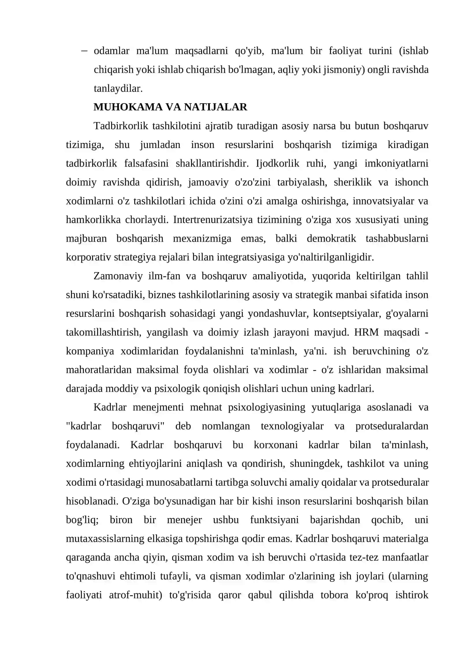 INSON RESURSLARINI BOSHQARISH USULLARI 3