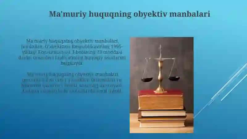 Ma'muriy huquq subyekti va subyektiv tomoni 3