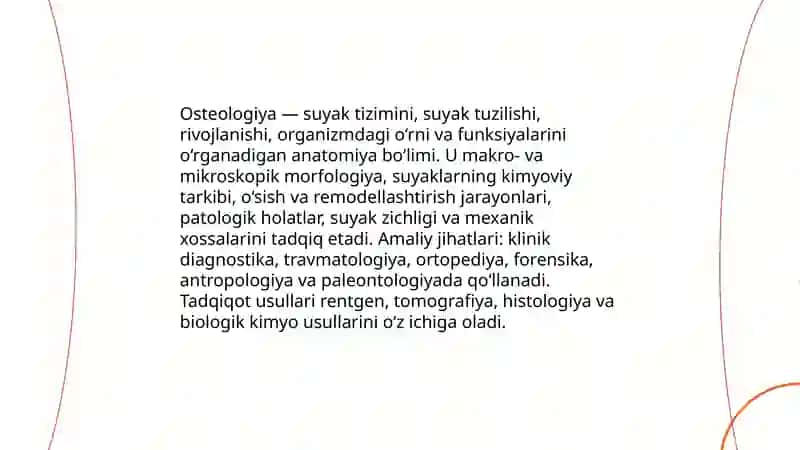 Osteologiya. Suyaklar haqida umumiy maʼlumot 3