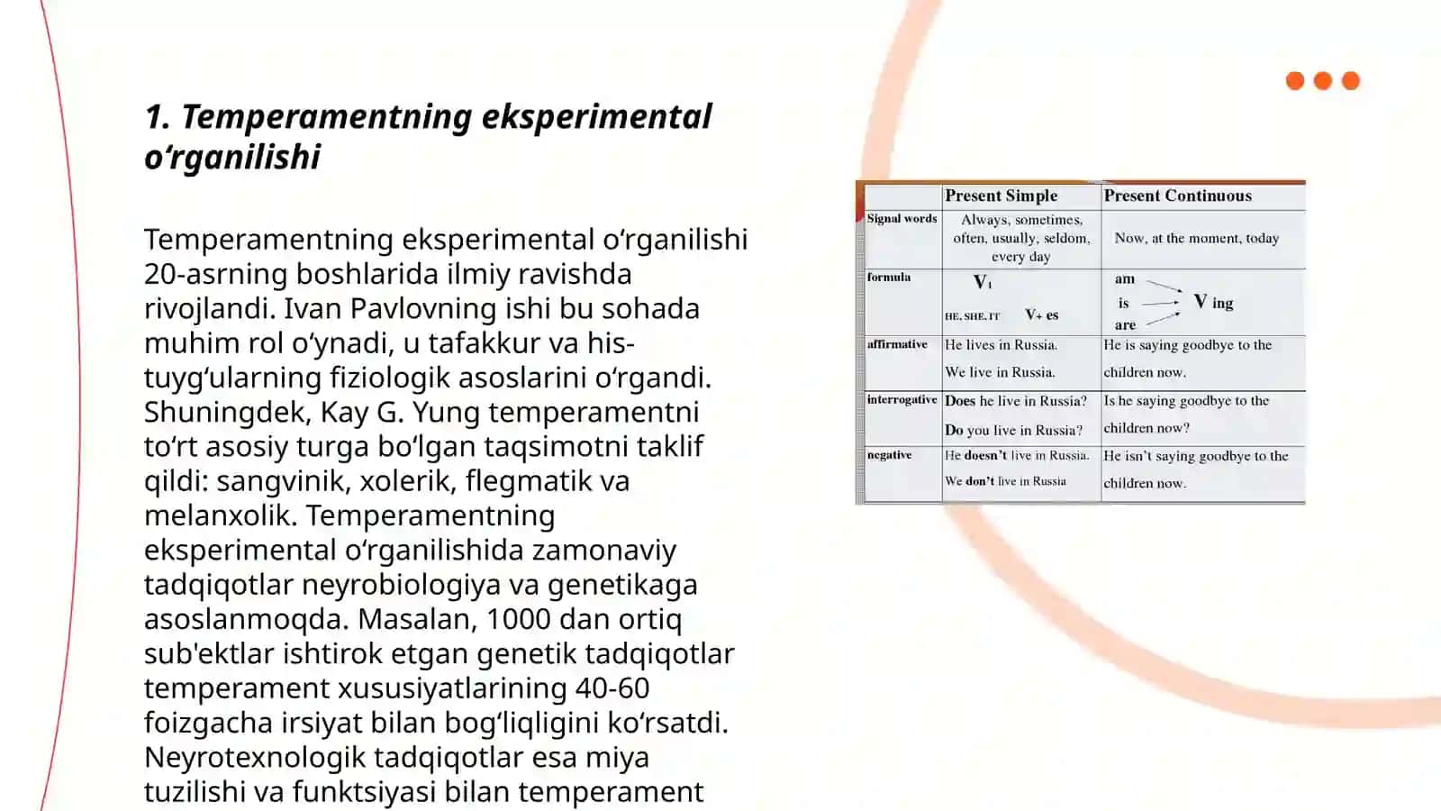 Shaxsning individual xususiyatlarini eksperimental o‘rganish 3