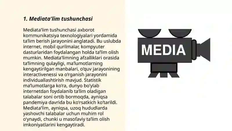 Mediatа'lim tushunchasi 3