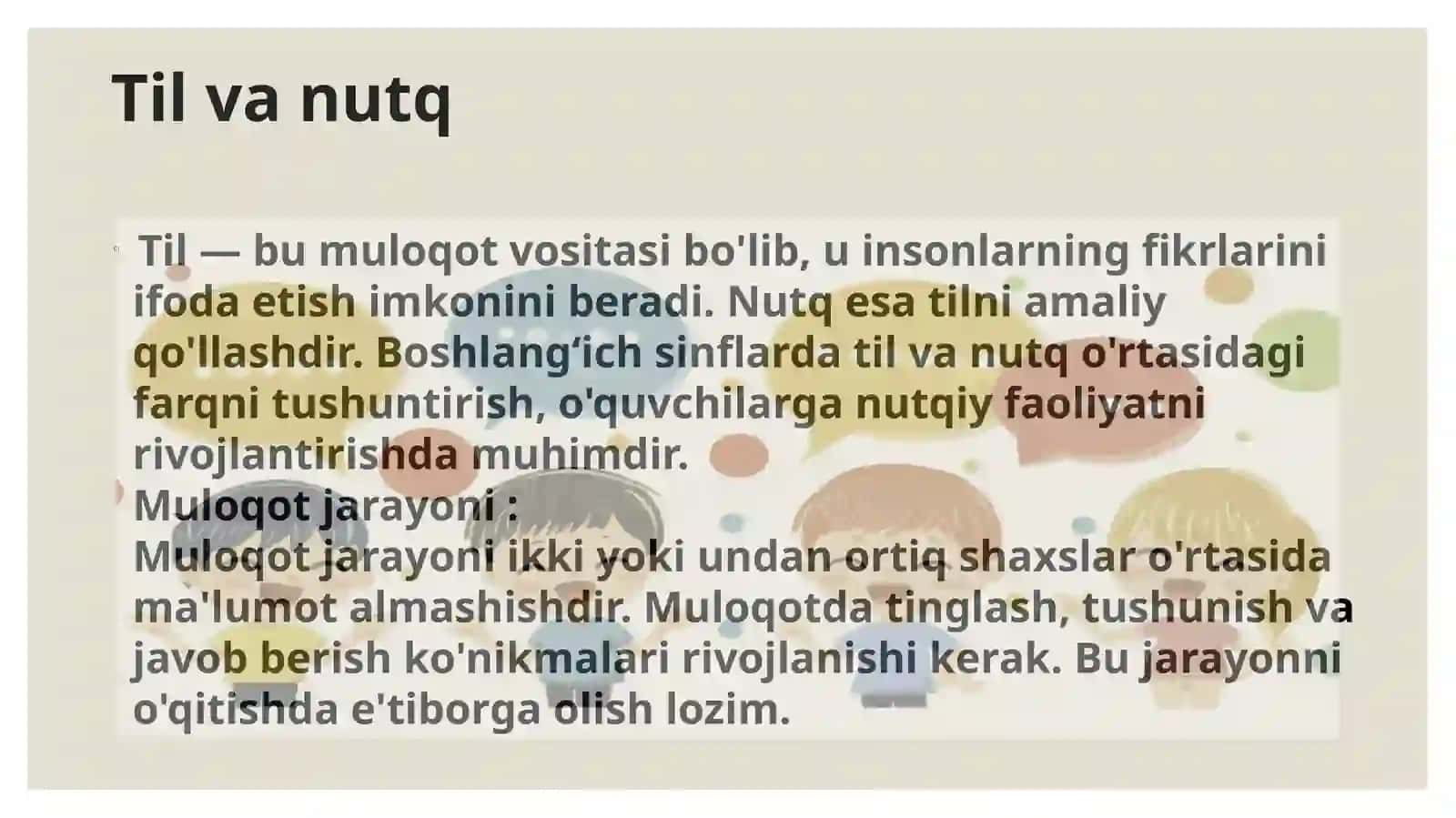 Boshlang'ich sinflarda ot turkumini o'rganishdagi uzviylik va uzluksizlikning ta'minlanishi 3