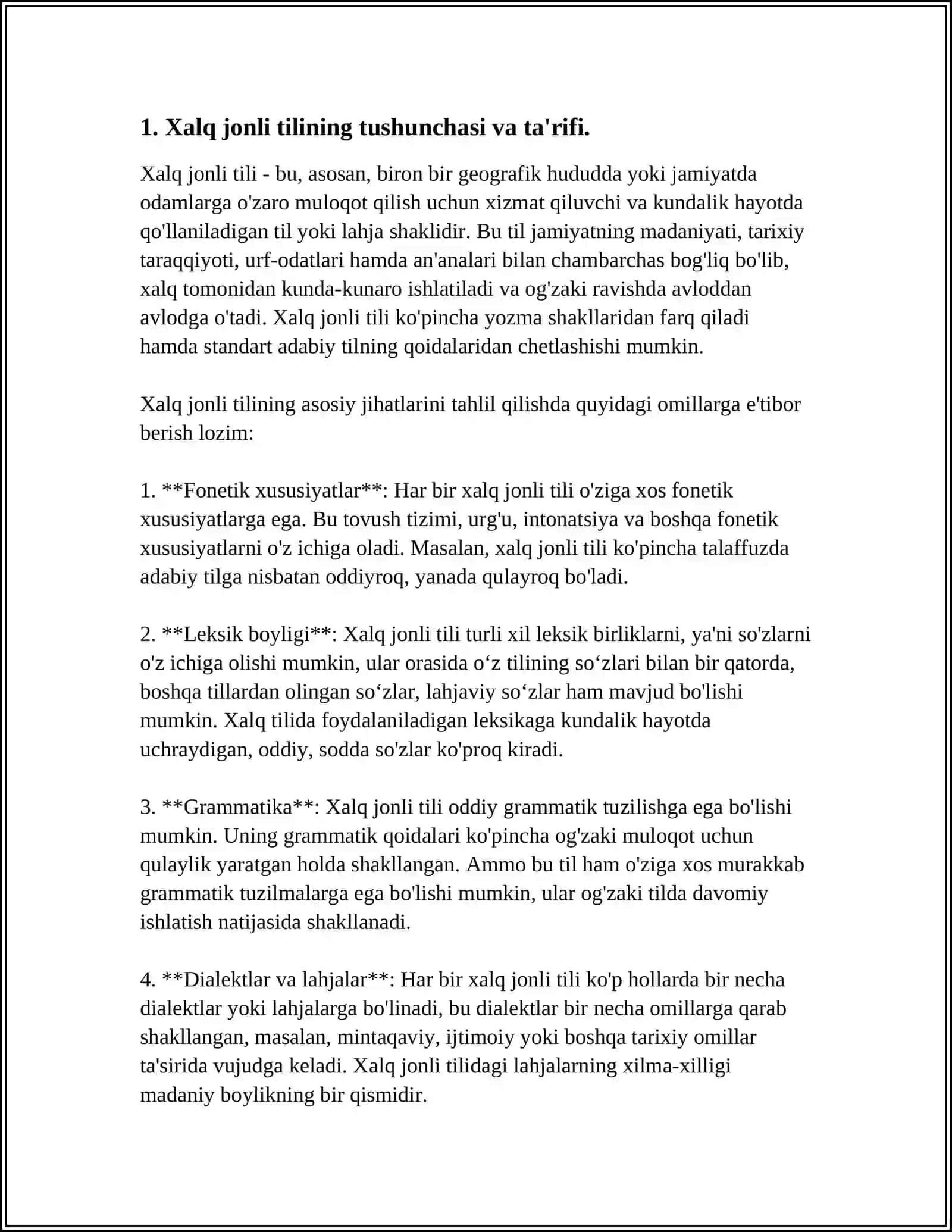 XALQ JONLI TILINING BADIIY ASARLARDA QOʻLLANILISHI VA UNING IJOBIY HAMDA SOLBIY TOMONLARI 3