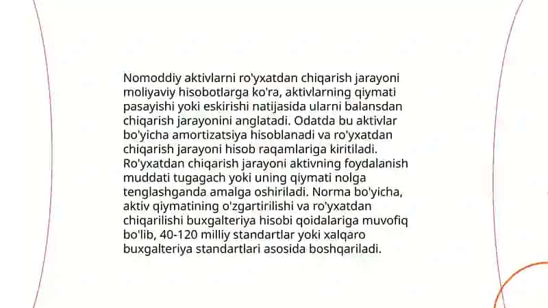 Nomoddiy aktivlarni ro'yxatdan chiqarish jarayoni 3