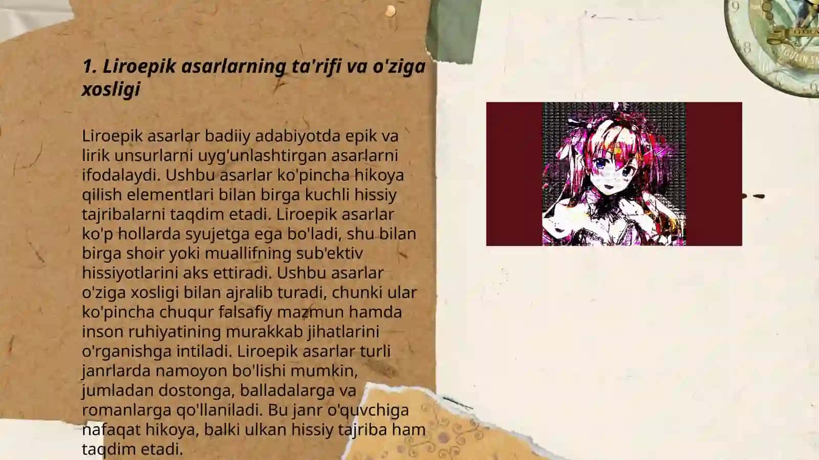 Boshlangʻich sinflarda liroepik asarlar ustida ishlash 3