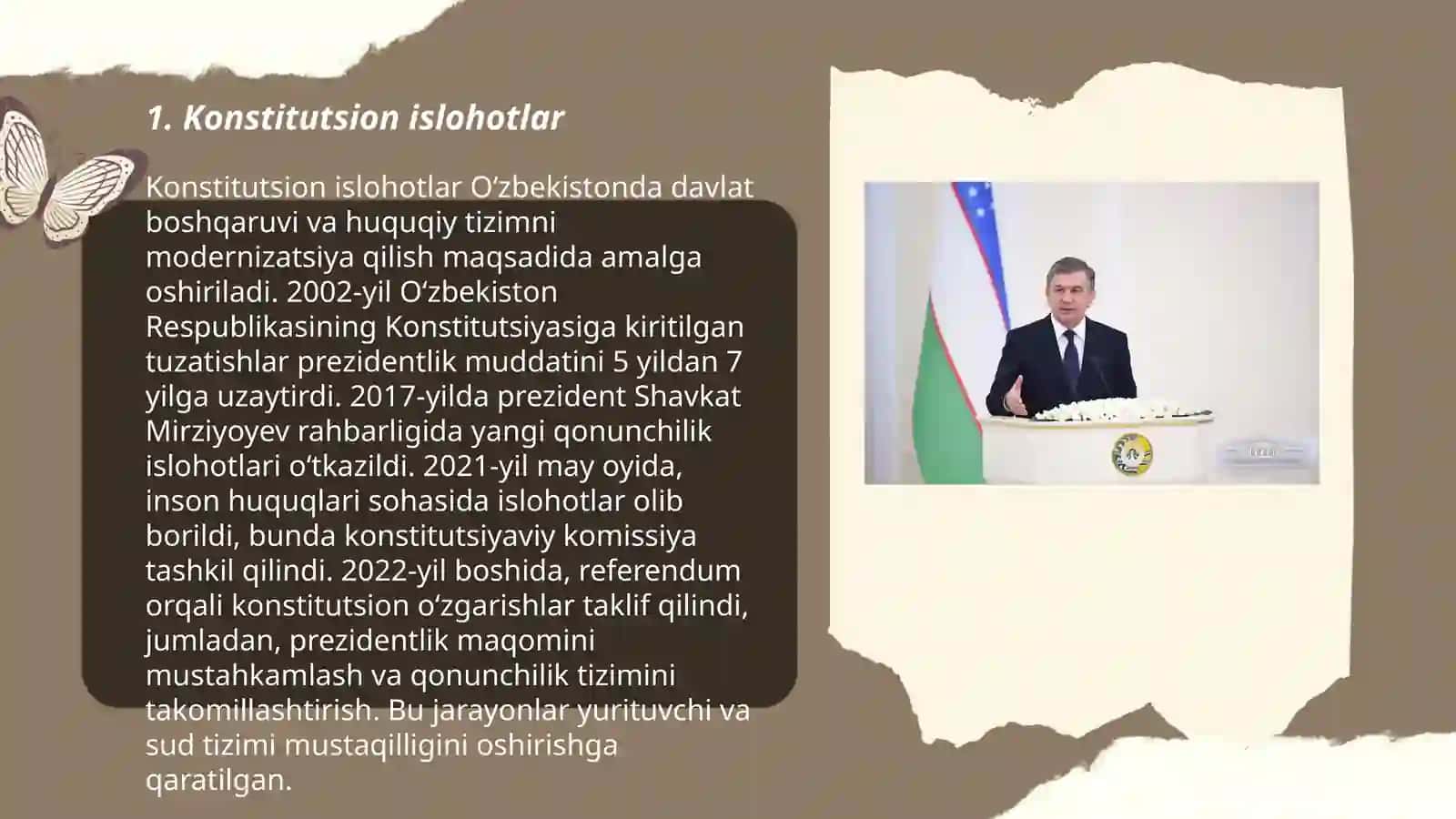 Konstitutsiya va huquq islohotlari 3