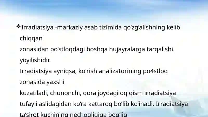 Sensor tizimining rivojlanishi 3