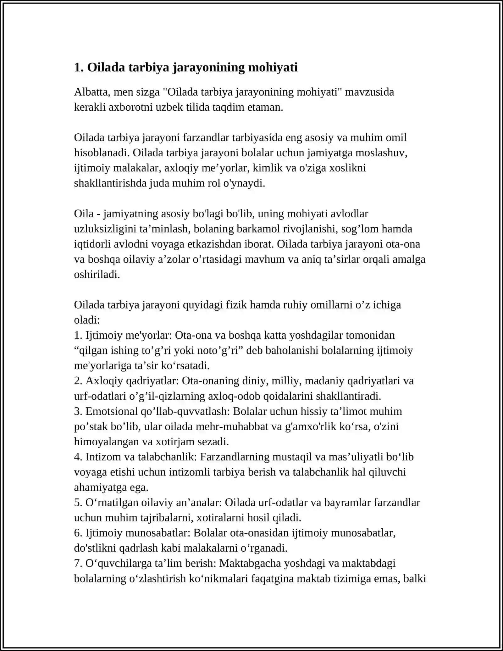 OTA-ONALAR TARBIYA USLUBLARINING BOLA RUHIYATIGA TASIRI 3
