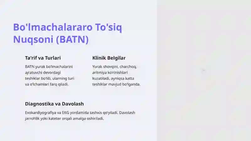Yurak Nuqsonlariga Kirish 3