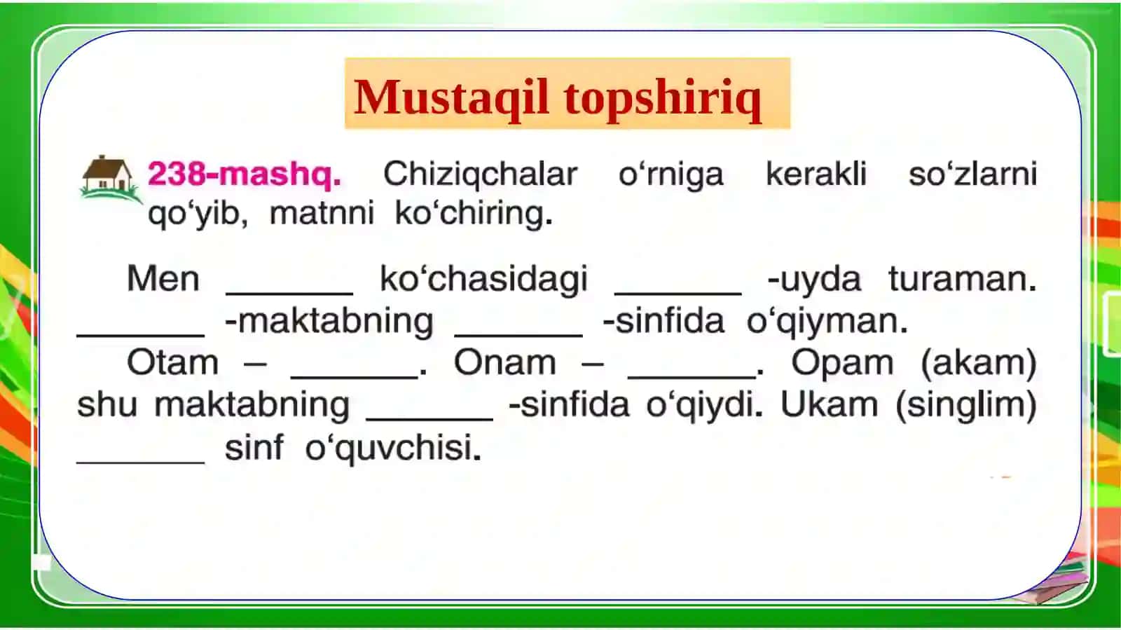 Sanoqvatartibsonlar yordamida birikmalar hosil qilish 3
