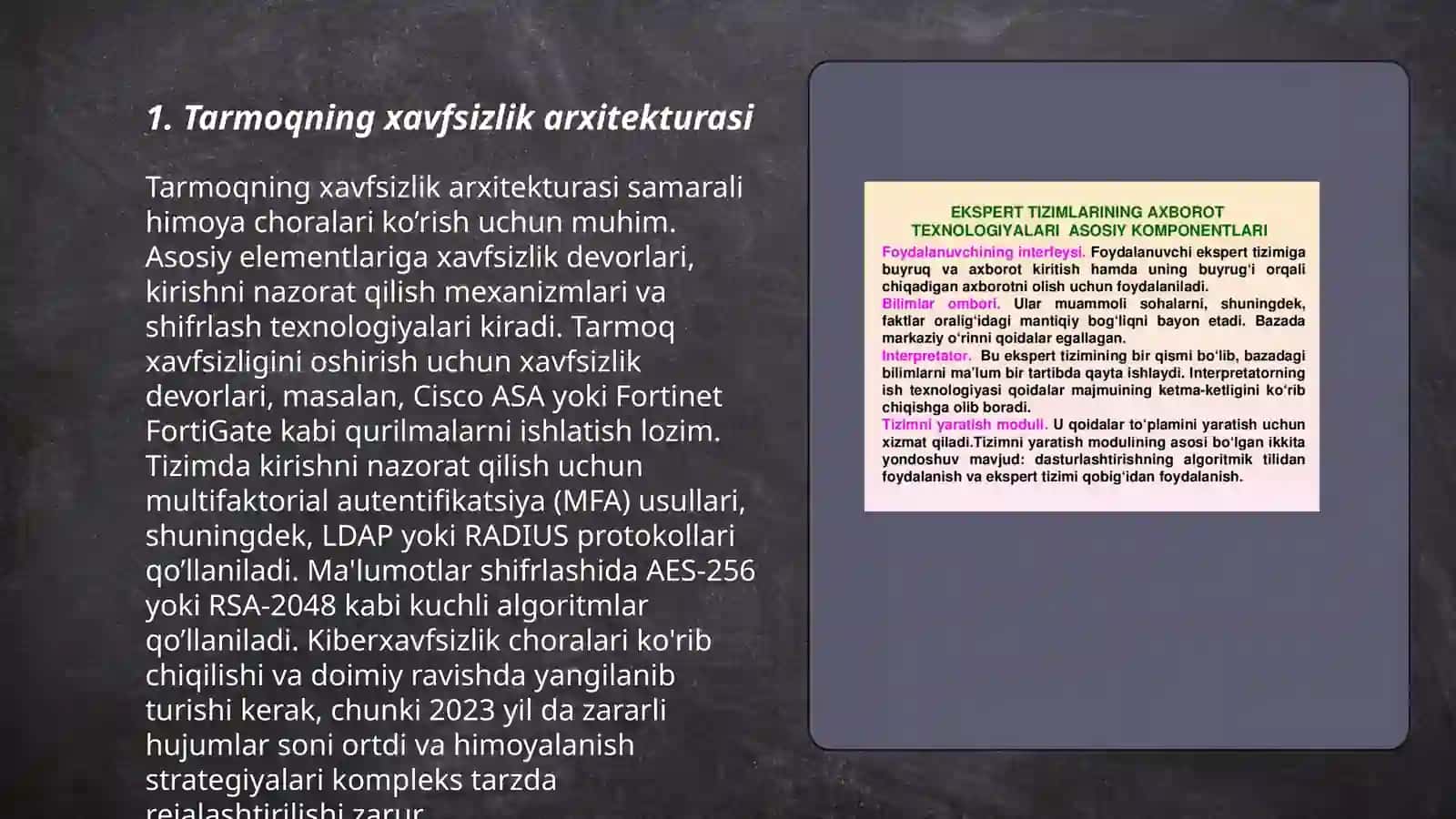 Kompetur va tarmoqda axborat hafsizligini taminlash usullari 3