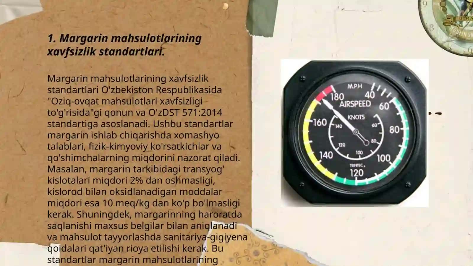 Margarin mahsulotlarining xavfsizlik standartlari 3