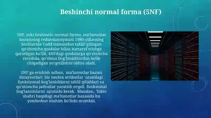 Normalizatsiya Turlari 3