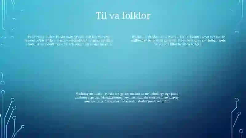 Polsha Davlati Madaniyati Haqida 3