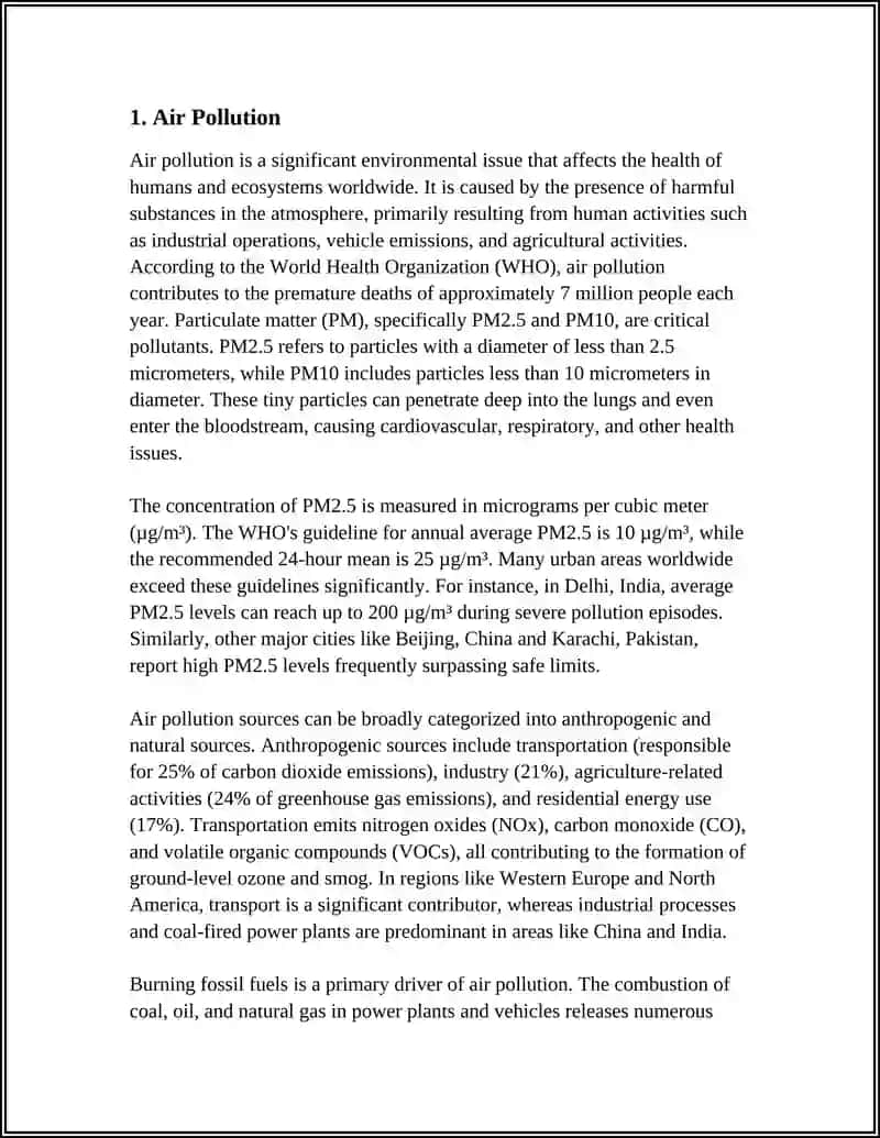 Air Pollution Study Guide 3