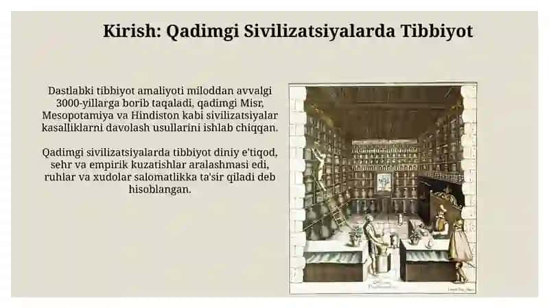 Qadimgi Sivilizatsiyalarda Tibbiyot 3