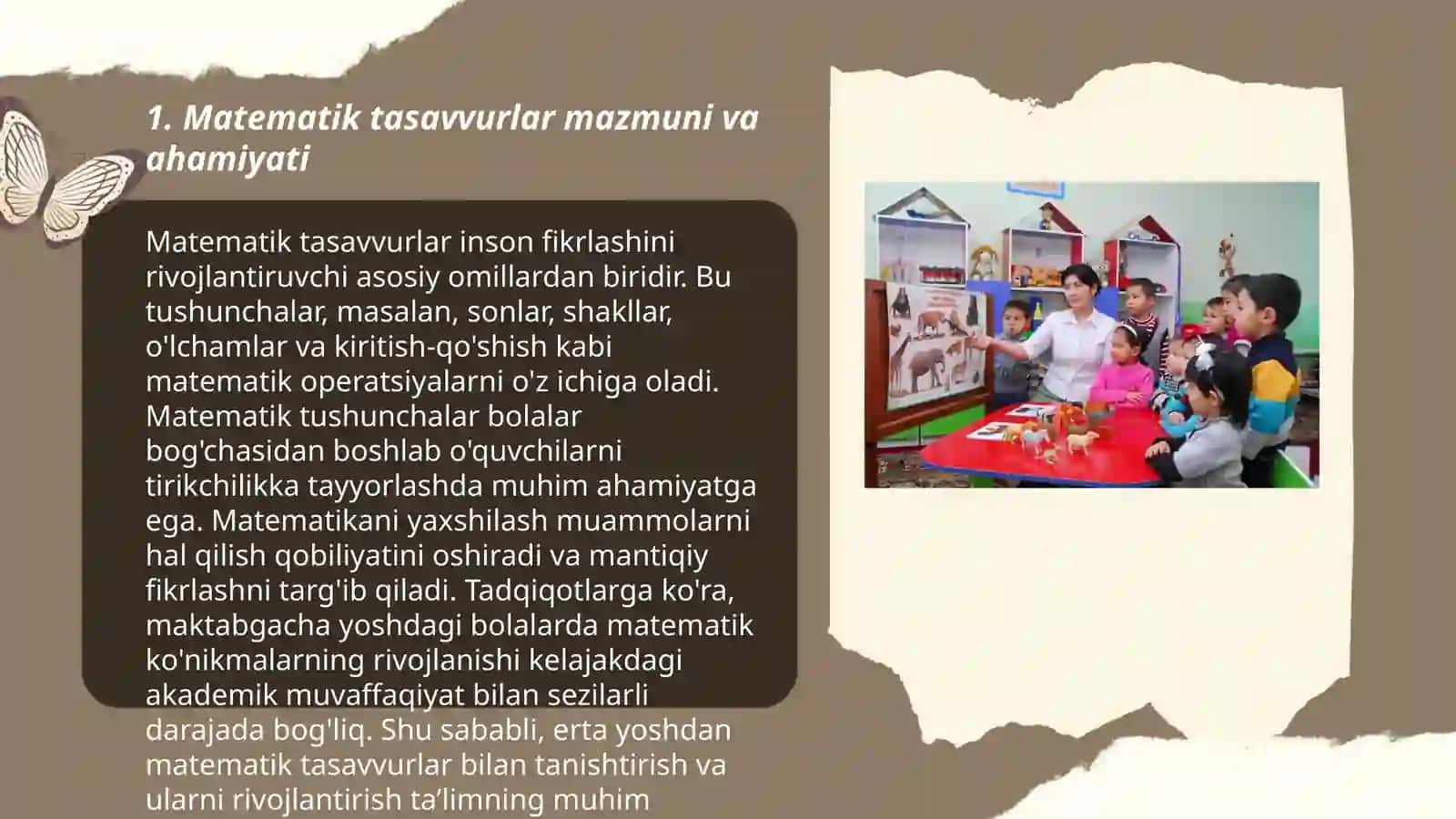 Matematik tasavvurlarni shakllantirish yuzasidan metodik ishlarni mazmuni 3