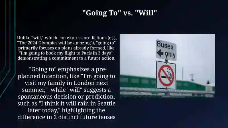 Formation of "Going To" 3